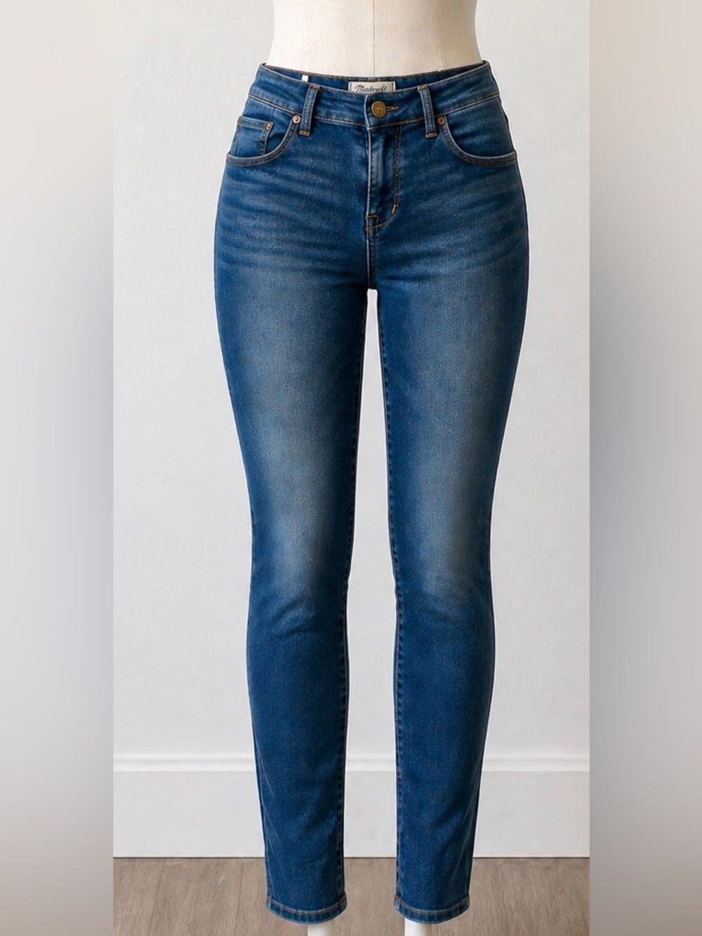 Madewell Skinny Jeans 29 Mid Rise Medium Wash Stretch Denim Women’s